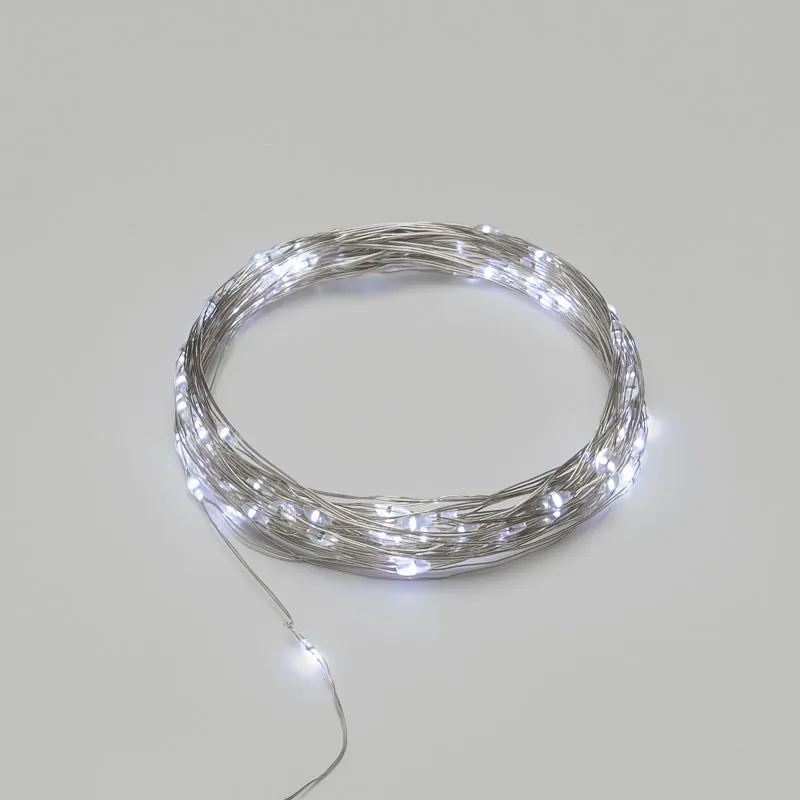 Гирлянда Роса 10 м, 100 LED, USB, белое свечение NEON-NIGHT - Фото 2
