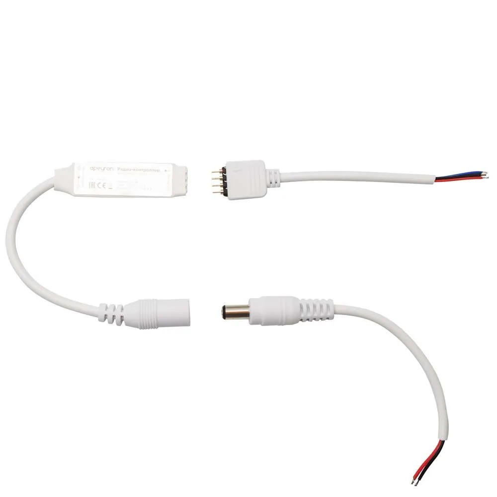 Мини-контроллер RGB 12/24В, 72/144Вт, 3 канала*2 А, RF, пульт кнопочный, РФ, размер 50*13*4мм 04-18 - Фото 2