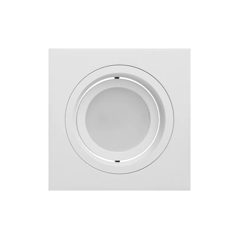 Встраиваемый cветильник WOLTA WDL-GU5.3/02W-S IP20 под лампу GU5.3 квадратный Белый ALTO 92x92х25 1/100 - Фото 4