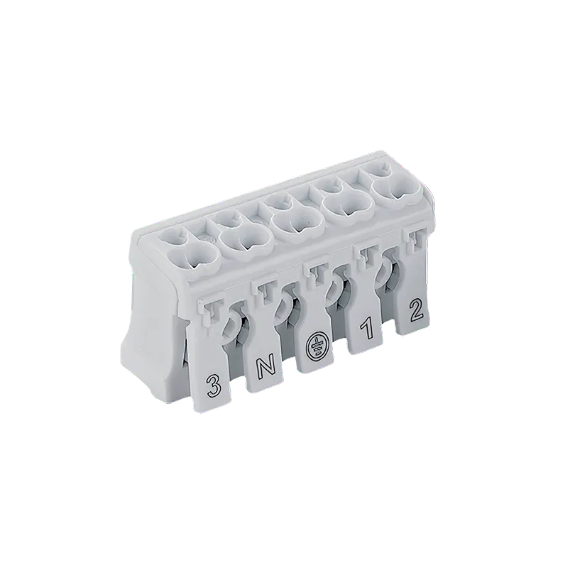 Клемма монтажная KSP5-3L+N+PE белый 50х25х17мм 1/50/1500 KSP5-3L+N+PE