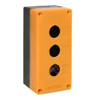 КП103 пластиковый 3 кнопки желтый EKF