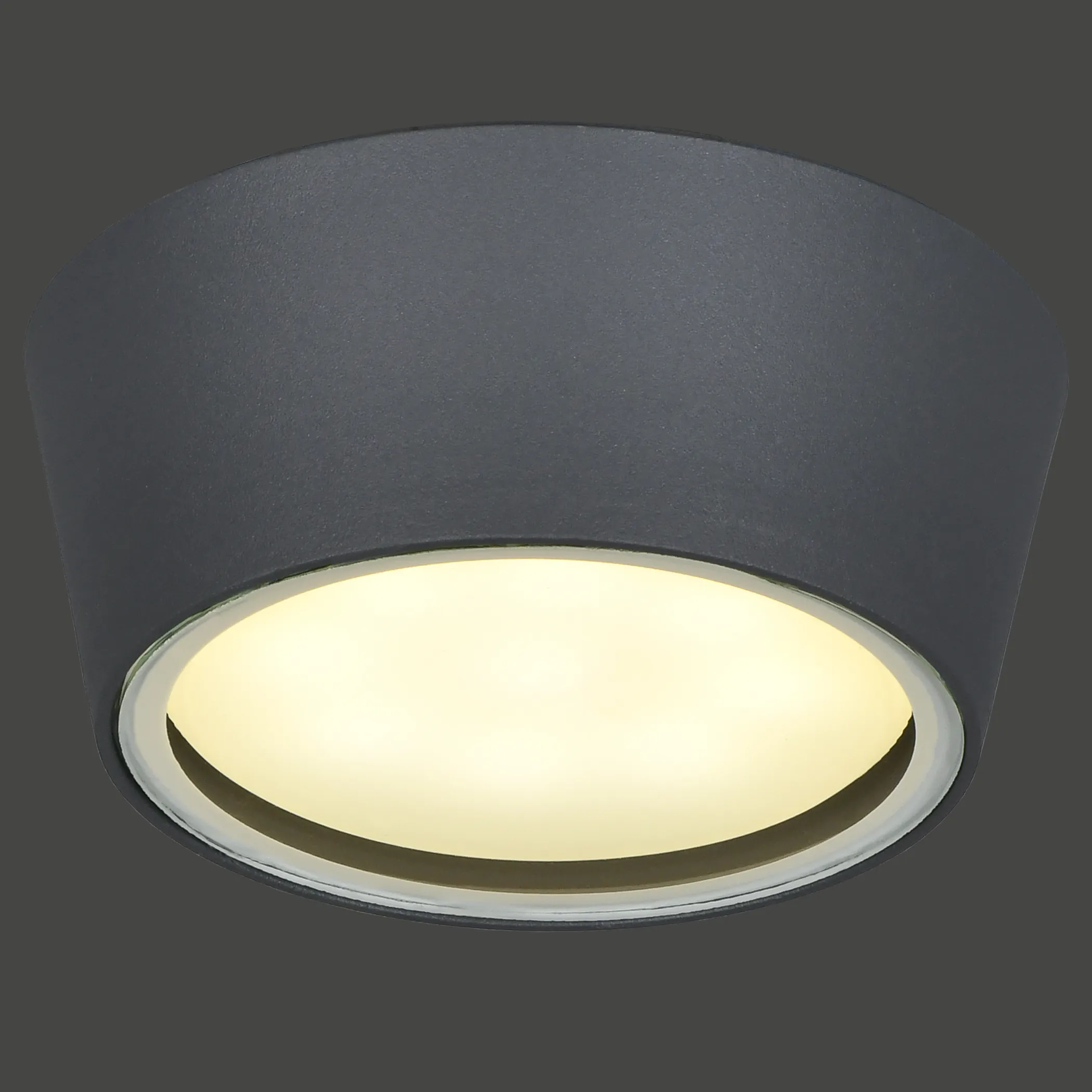 LIGHTING Светильник уличный 5104 потолочный под лампу GX53 IP65 серый IEK - Фото 3