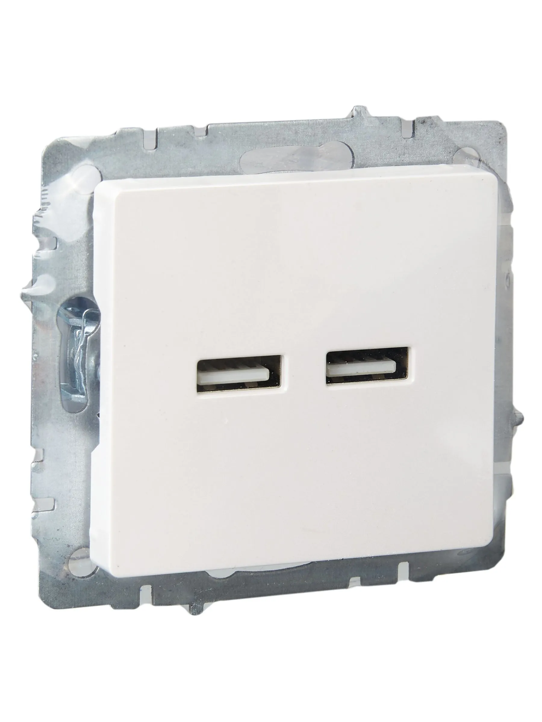 BRITE Розетка USB A+A 5В 3,1А РЮ10-1-БрЖ жемчуг IEK - Фото 7