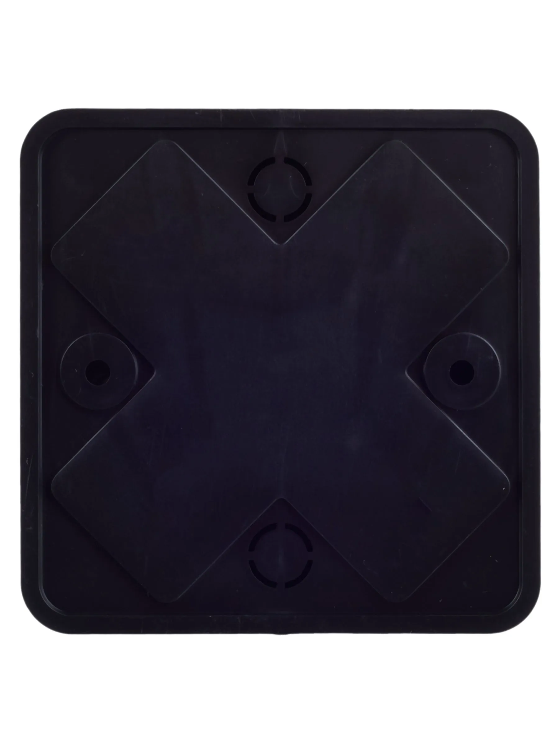 Коробка распаячная КМ для открытой проводки безгалогенная (HF) 75х75х28мм (6 клемм 6мм2) черная (RAL 9005) IEK - Фото 3