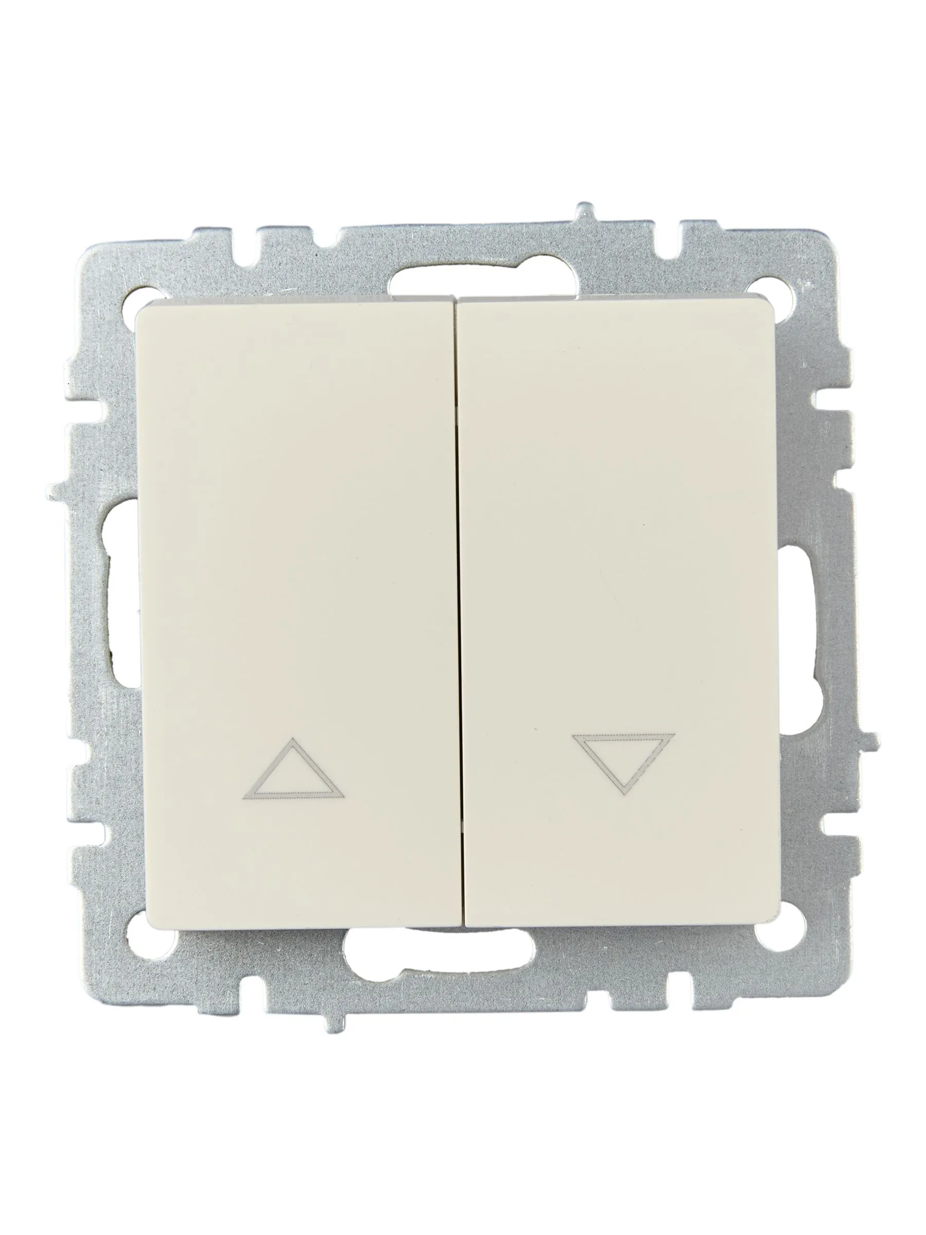 BRITE Выключатель жалюзи 10А ВС10-1-5-БрКр бежевый IEK - Фото 5