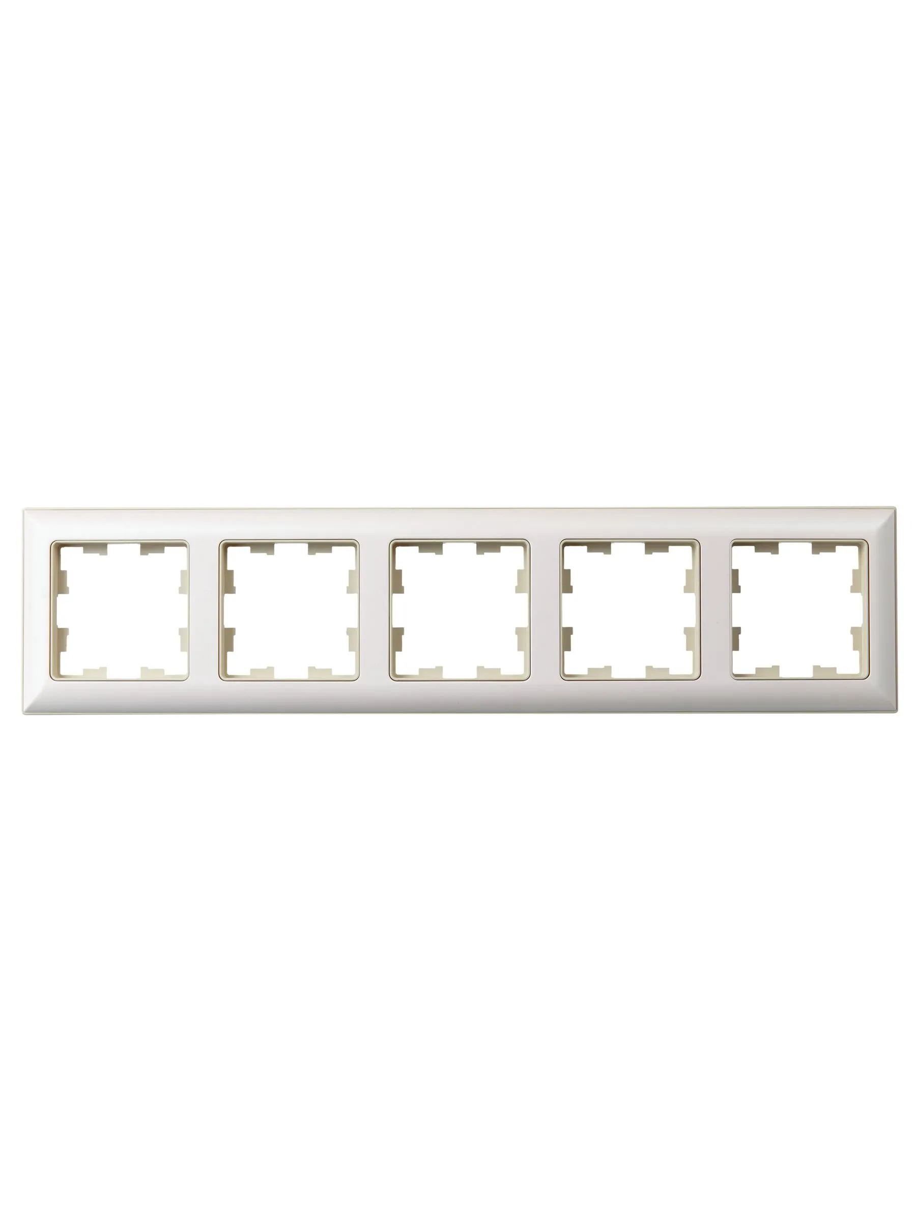 BRITE Рамка 5-местная РУ-5-Бр бежевый/жемчужный IEK - Фото 3