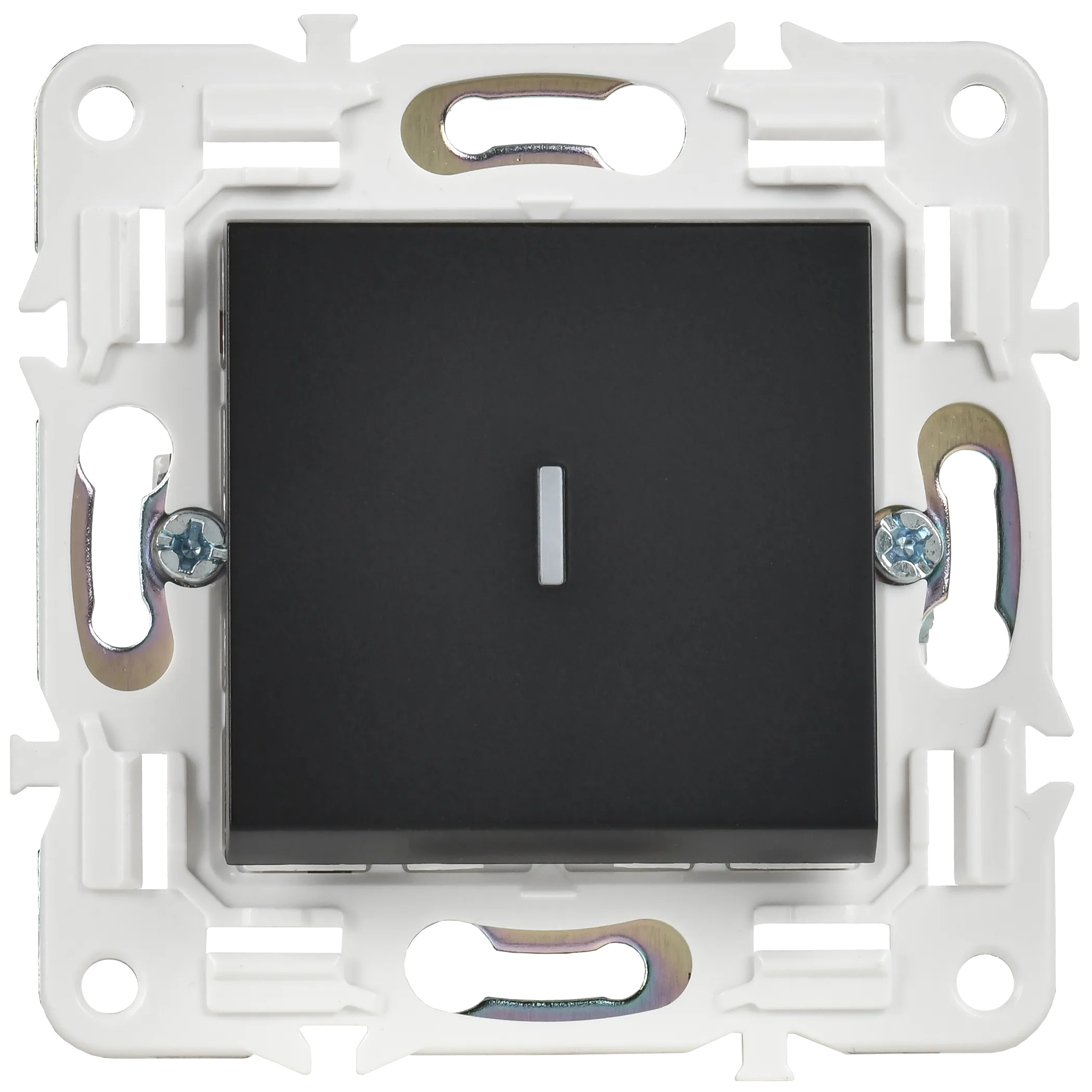 SKANDY Выключатель 1-клавишный с индикацией 10А SK-V07Bl черный IEK - Фото 3