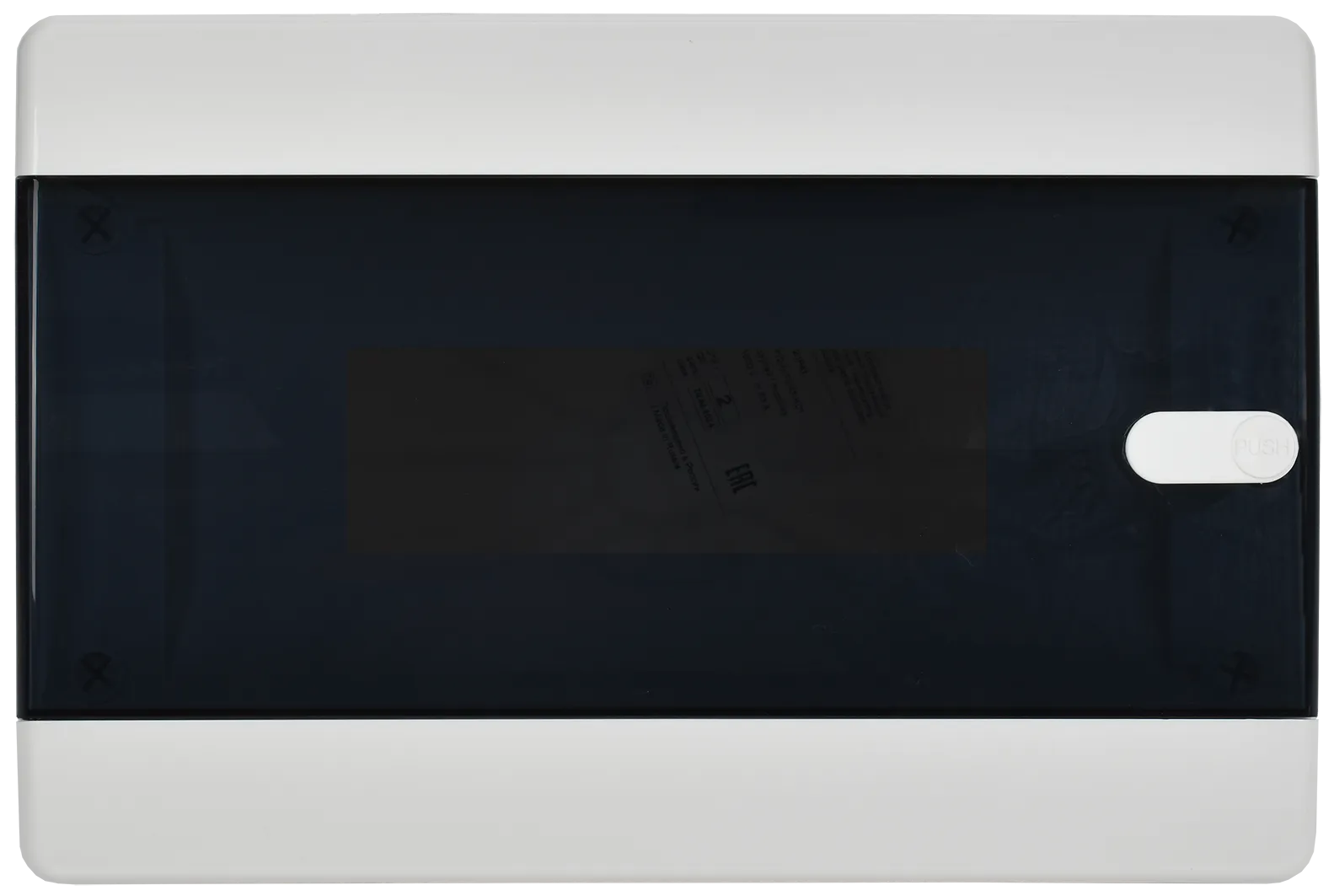 UNION Compact Корпус пластиковый ЩРВ-П-12 IP41 черная прозрачная дверь IEK - Фото 5