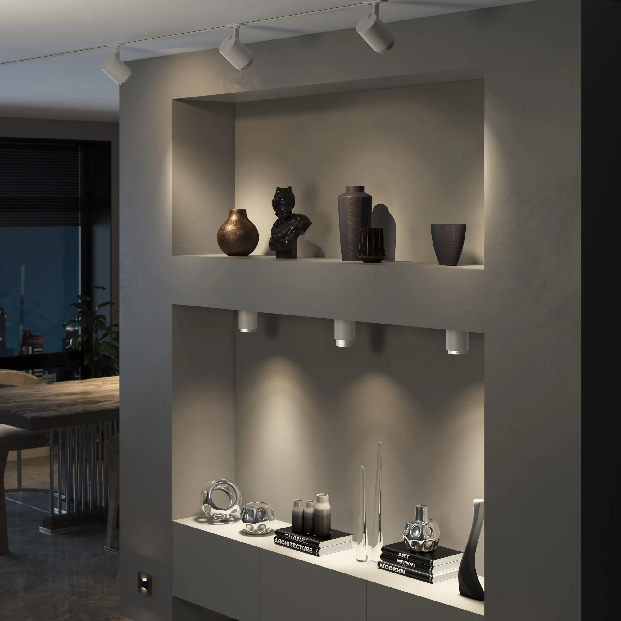 Накладной светодиодный светильник Cors 25032/LED 10W 4200K белый/серебро Elektrostandard - Фото 5