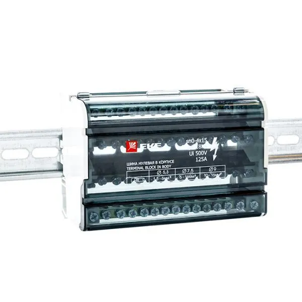 Шина нулевая в корпусе (4х15) EKF