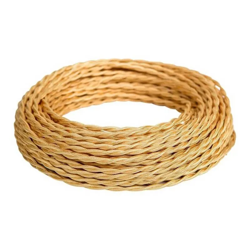 Провод монтажный витой ПВХ 3х1,5мм, цвет - карамель (бухта 50м),ТМ "МЕЗОНИНЪ" GE70151-34