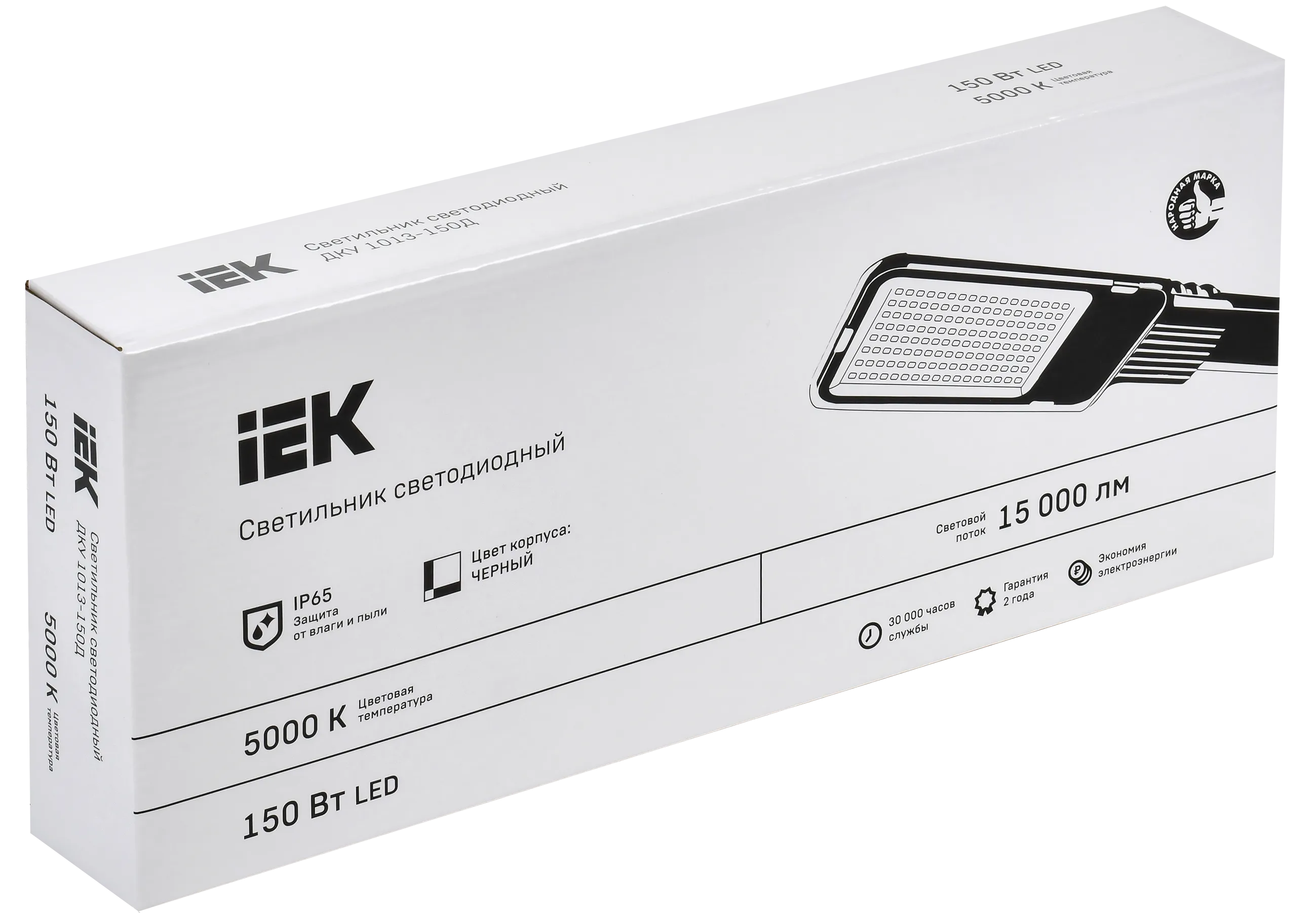 Светильник светодиодный консольный ДКУ 1013-150Д 5000К IP65 IEK - Фото 2