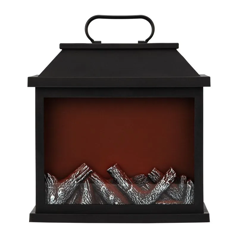 Светодиодный камин Авангард с эффектом живого огня 30х13х30 см, батарейки 3хС (не в комплекте) или от USB (в комплекте) - Фото 4