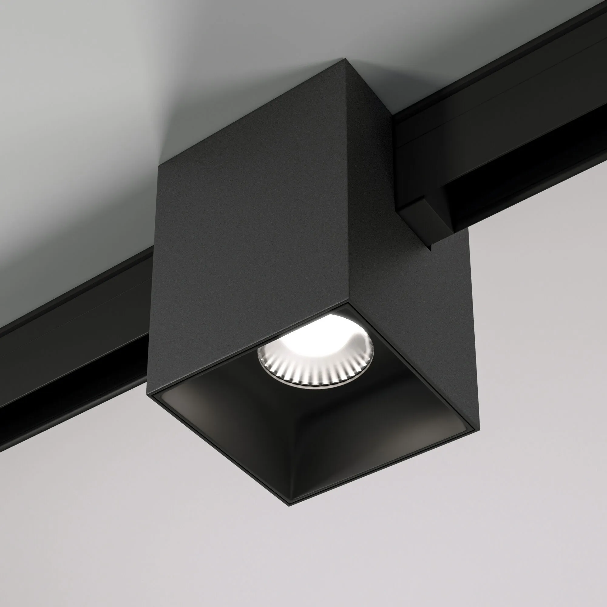 Slim Magnetic Трековый светильник 12W 4200K Solo (чёрный) 85055/01 Elektrostandard