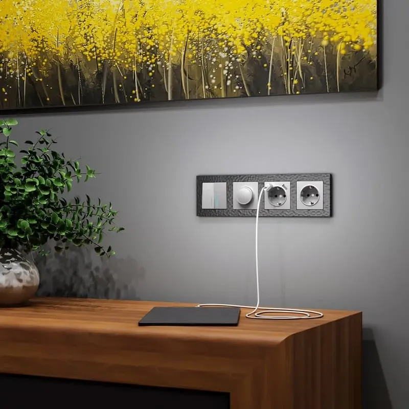 Розетка с заземлением (серебряный) Werkel - Фото 9