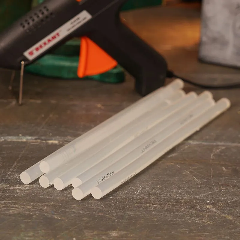 Стержни клеевые Ø11мм, 270мм, прозрачные (10 шт/уп),хедер REXANT - Фото 2