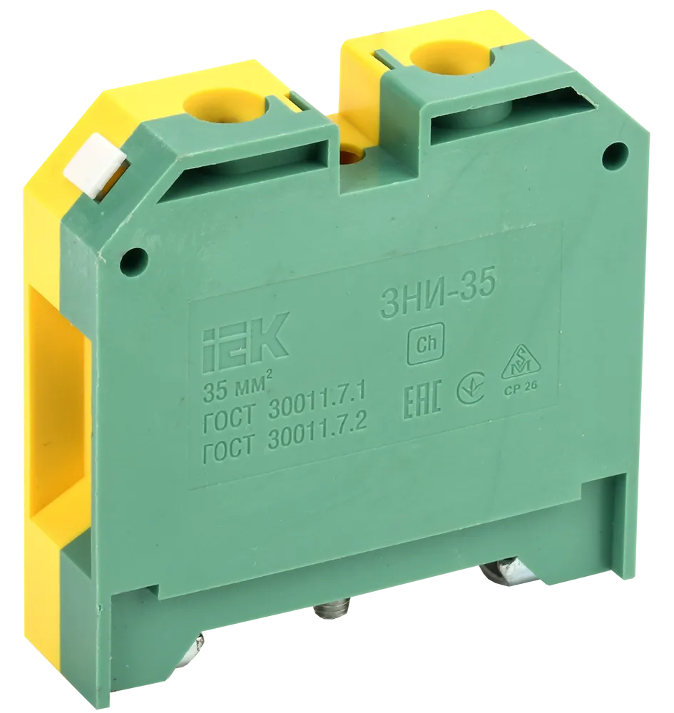 Зажим наборный ЗНИ-35PEN 35мм2 (JXB-земля) IEK 