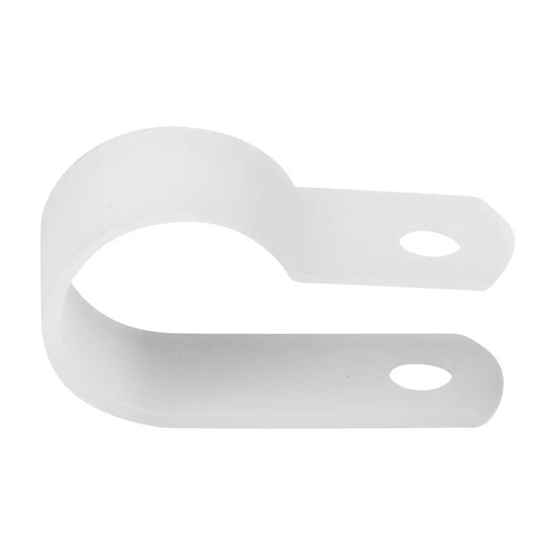 Скоба под винт 16мм, белая (50 шт/уп) REXANT - Фото 3