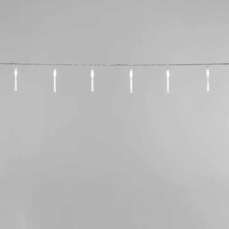 Гирлянда светодиодная Кисточки 48 LED БЕЛЫЕ 5 метров 303-035