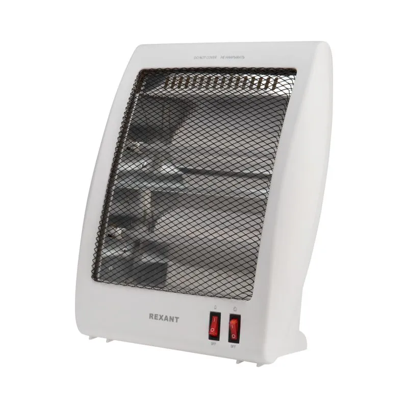 Обогреватель электрический инфракрасный настольный 0,8кВт с кварцевыми трубками REXANT 60-0058