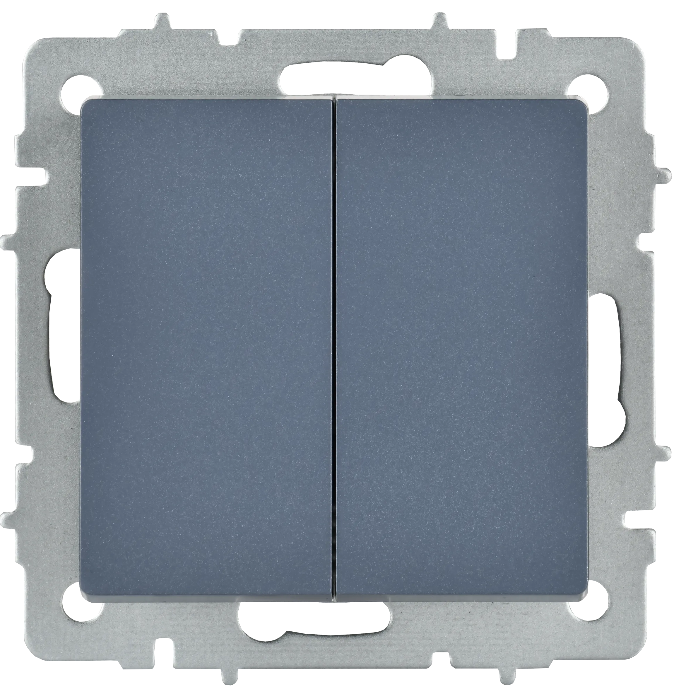 BRITE Выключатель 2-клавишный перекрестный 10А ВС10-2-3-БрМ маренго IEK - Фото 6