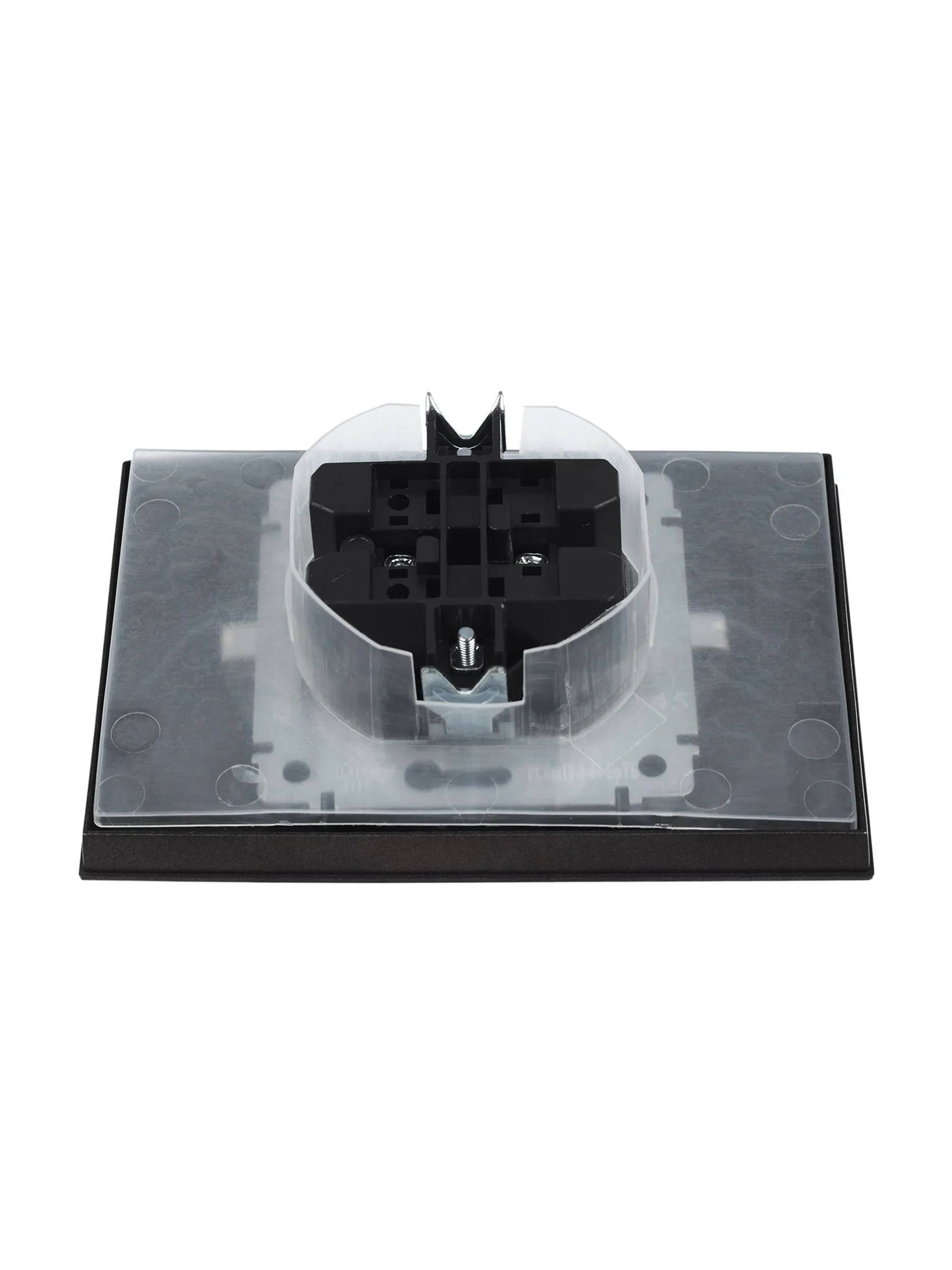 BRITE Розетка 2-местная с заземлением с защитными шторками и крышкой 16А в сборе IP44 РСбш12-3-44-БрТБ темная бронза IEK - Фото 5