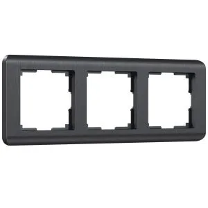 Рамка на 3 поста Stream (графит) Werkel W0032104