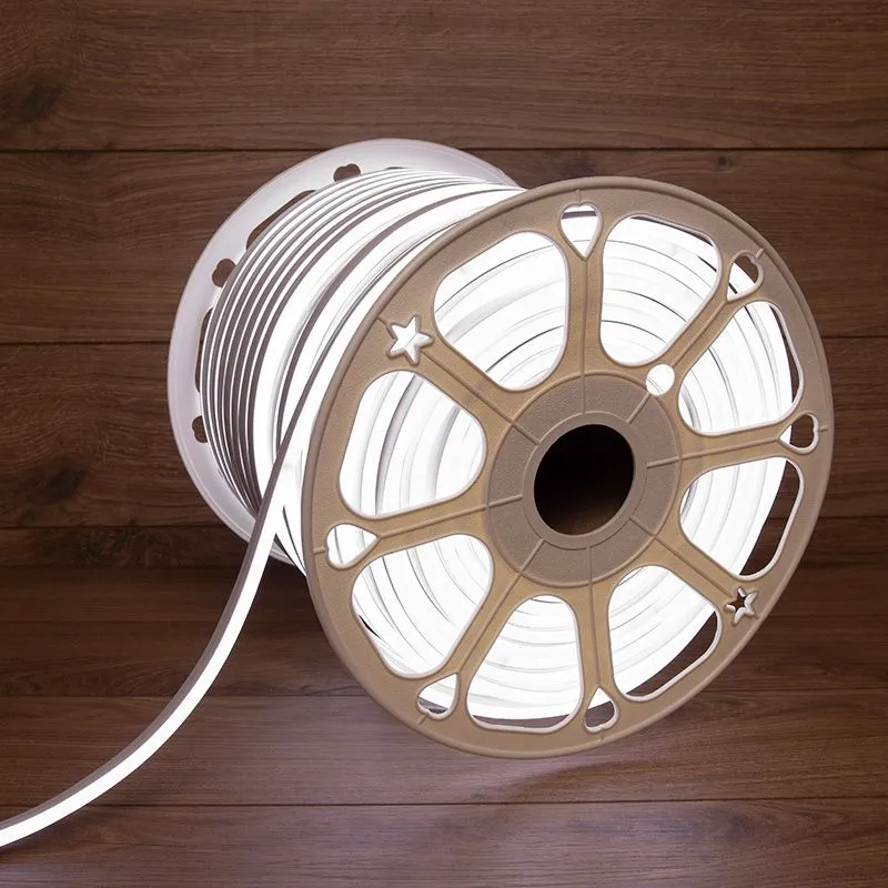 Гибкий неон LED SMD 8х16 мм, двухсторонний, белый, 120 LED/м, бухта 50 м