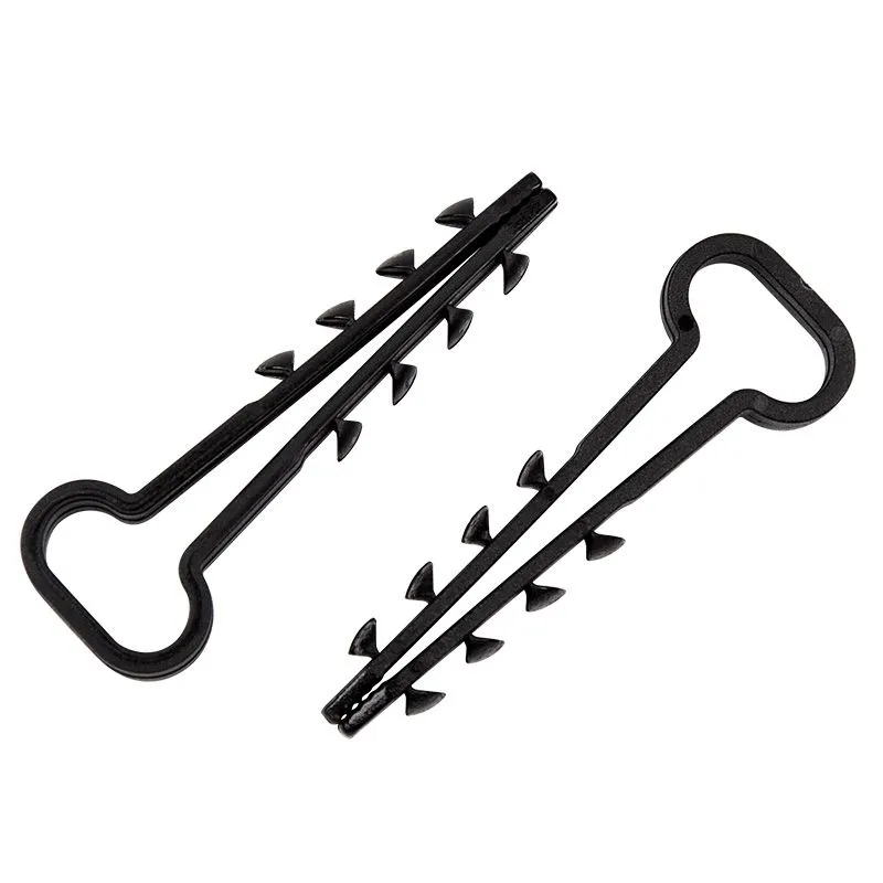 Дюбель-хомут 6-12мм, прямоугольный, черный (100 шт/уп) REXANT - Фото 2