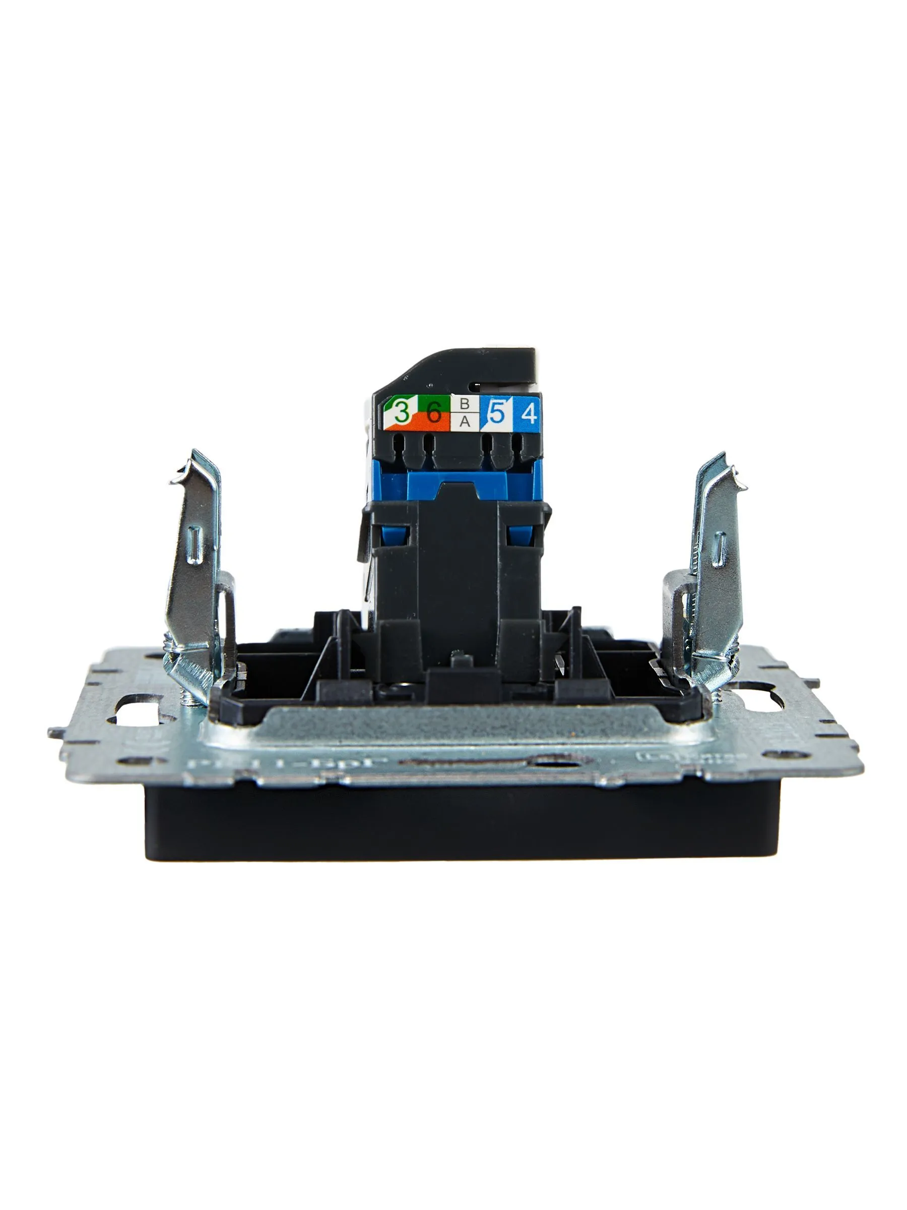 BRITE Розетка компьютерная RJ45 кат.6 РК11-БрГ графит IEK - Фото 5