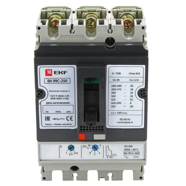 ВА-99C 250/250А 3P 45кА EKF - Фото 5