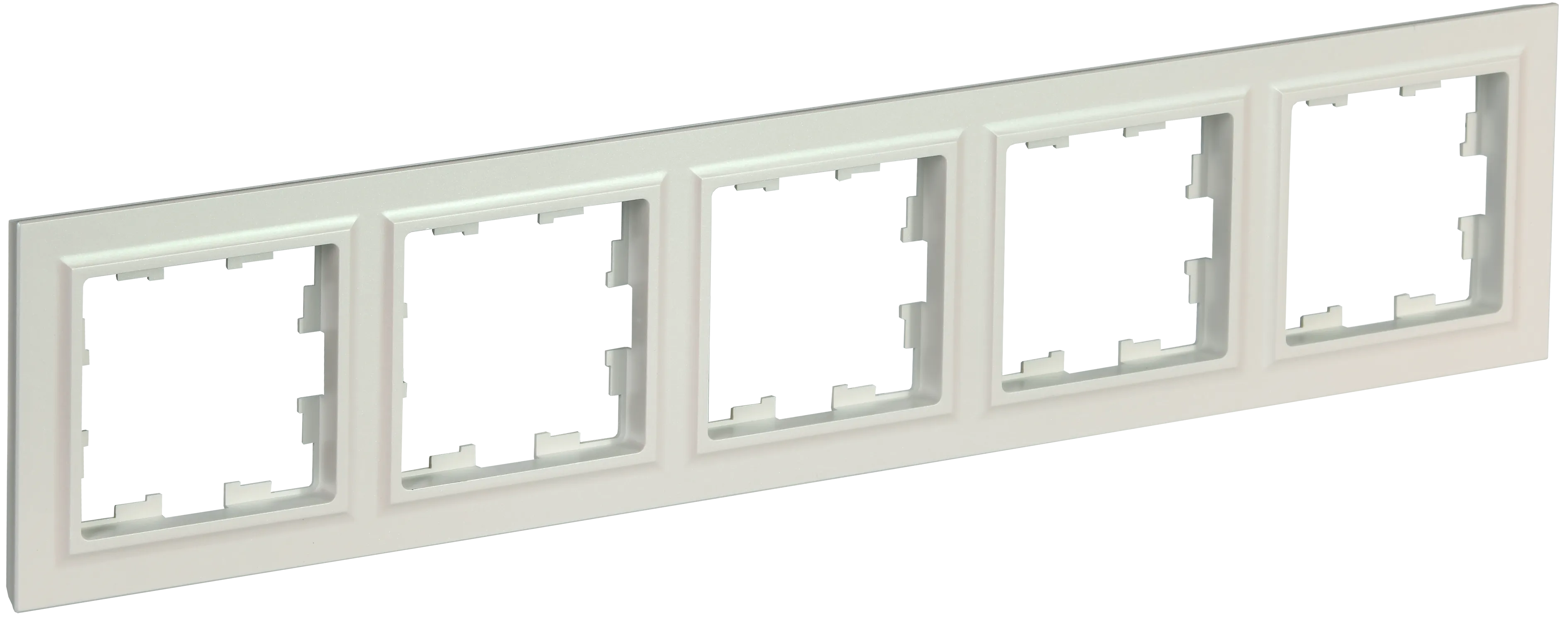 BRITE Рамка 5-местная РУ-5-БрЖ жемчуг IEK