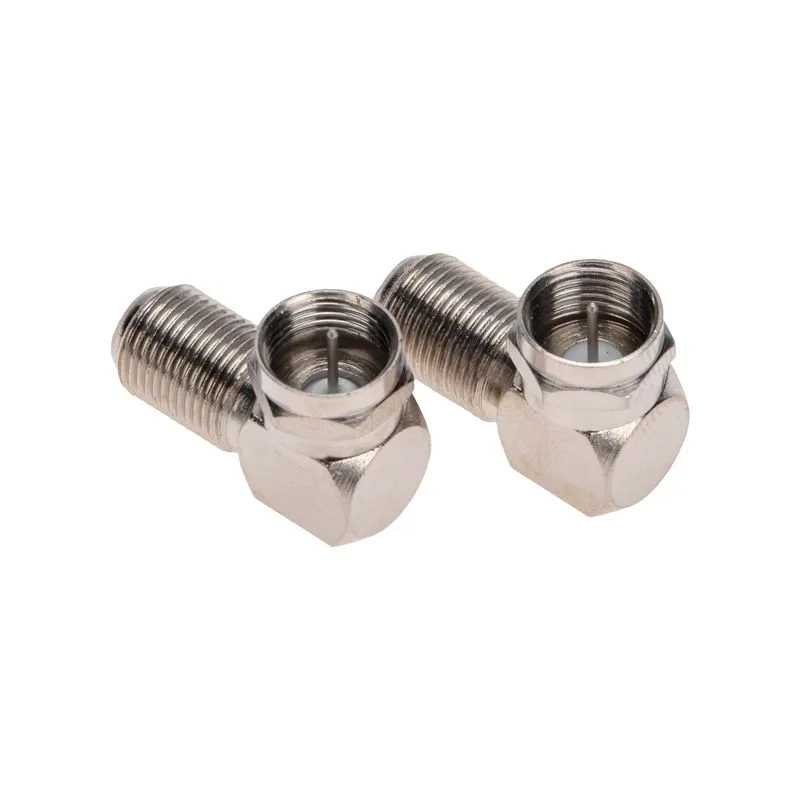 Переходник антенный, (гнездо F - штекер F), угловой, 5 шт. PROconnect - Фото 3