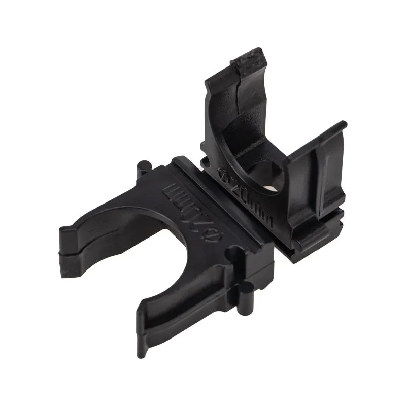 Крепеж-клипса для трубы ø20мм черная (10 шт/уп) REXANT 28-0120-5