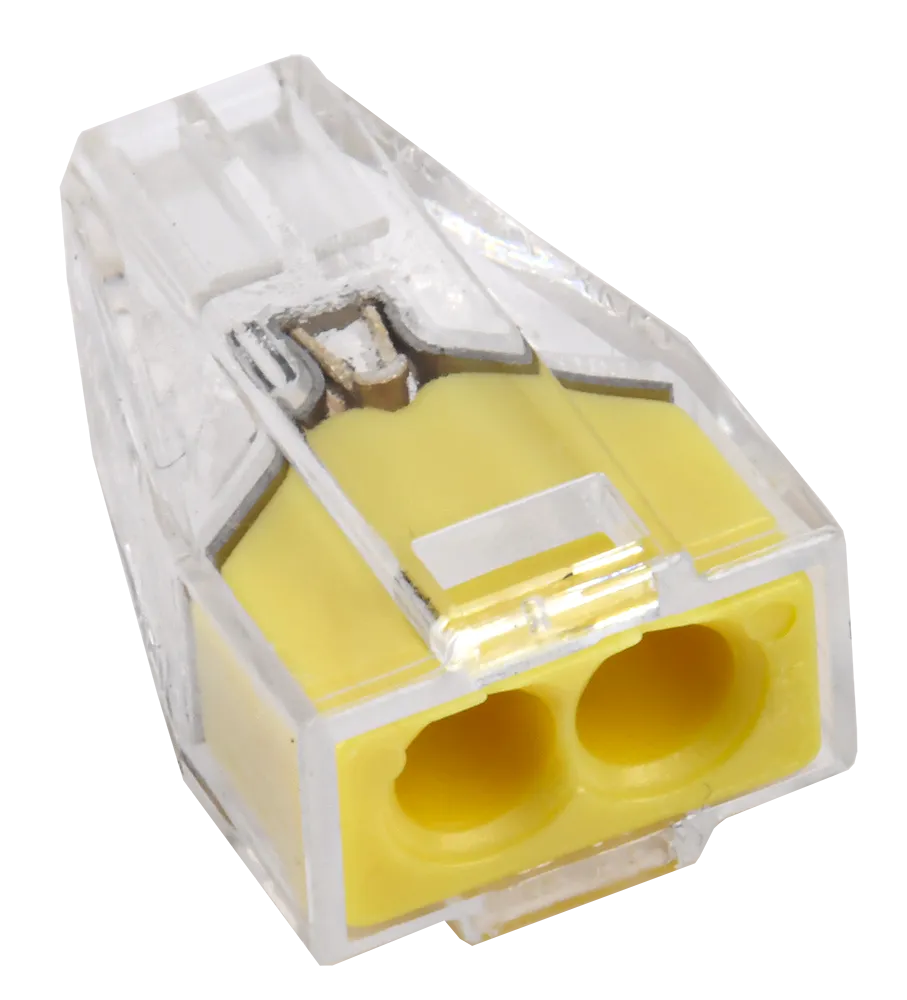 Строительно-монтажная клемма СМК 773-322 желтая (4шт/упак) IEK