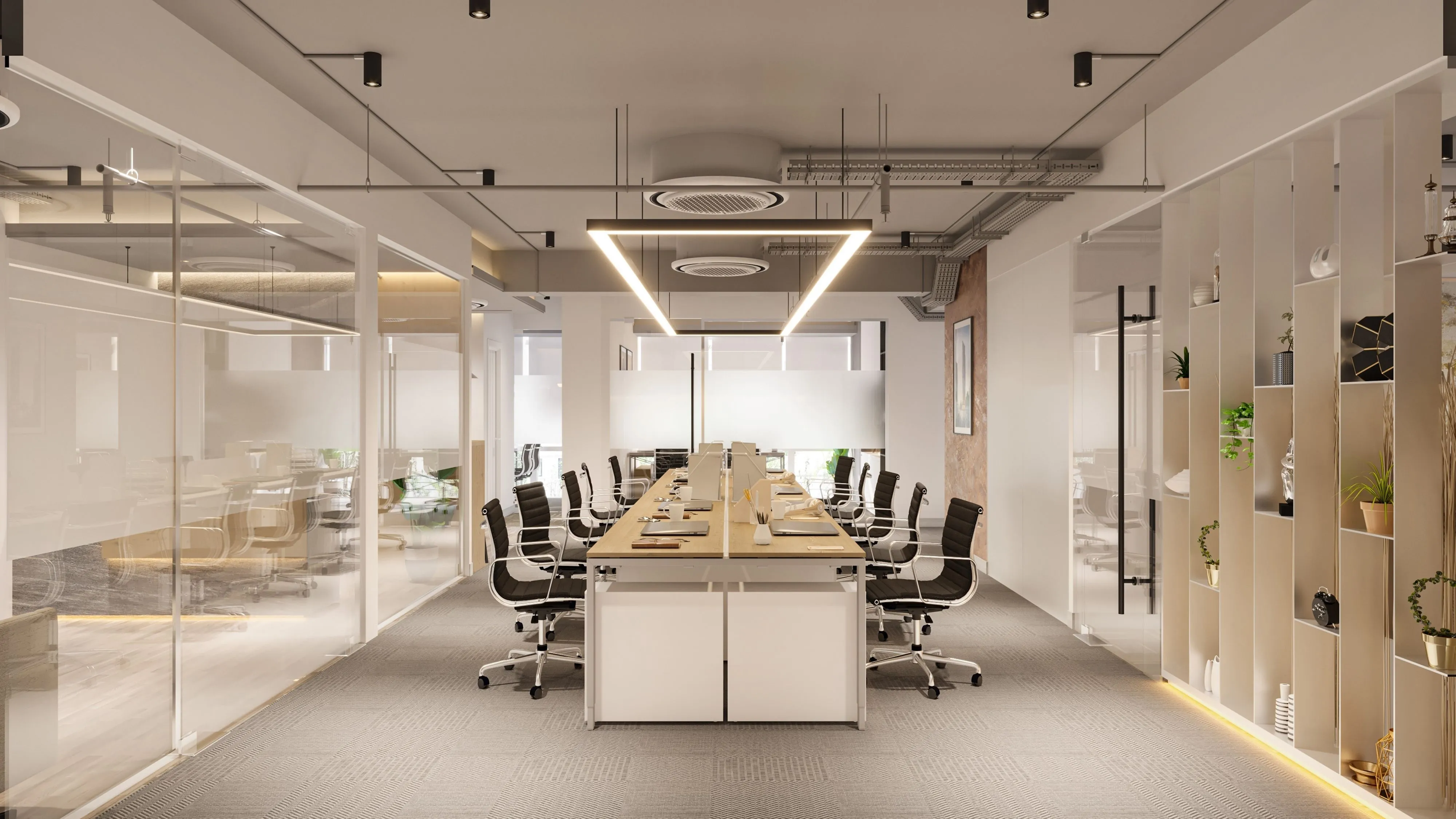 LIGHTING Светильник светодиодный линейный магистральный 1010 20Вт 4000К 600х54х58мм черный IEK - Фото 8