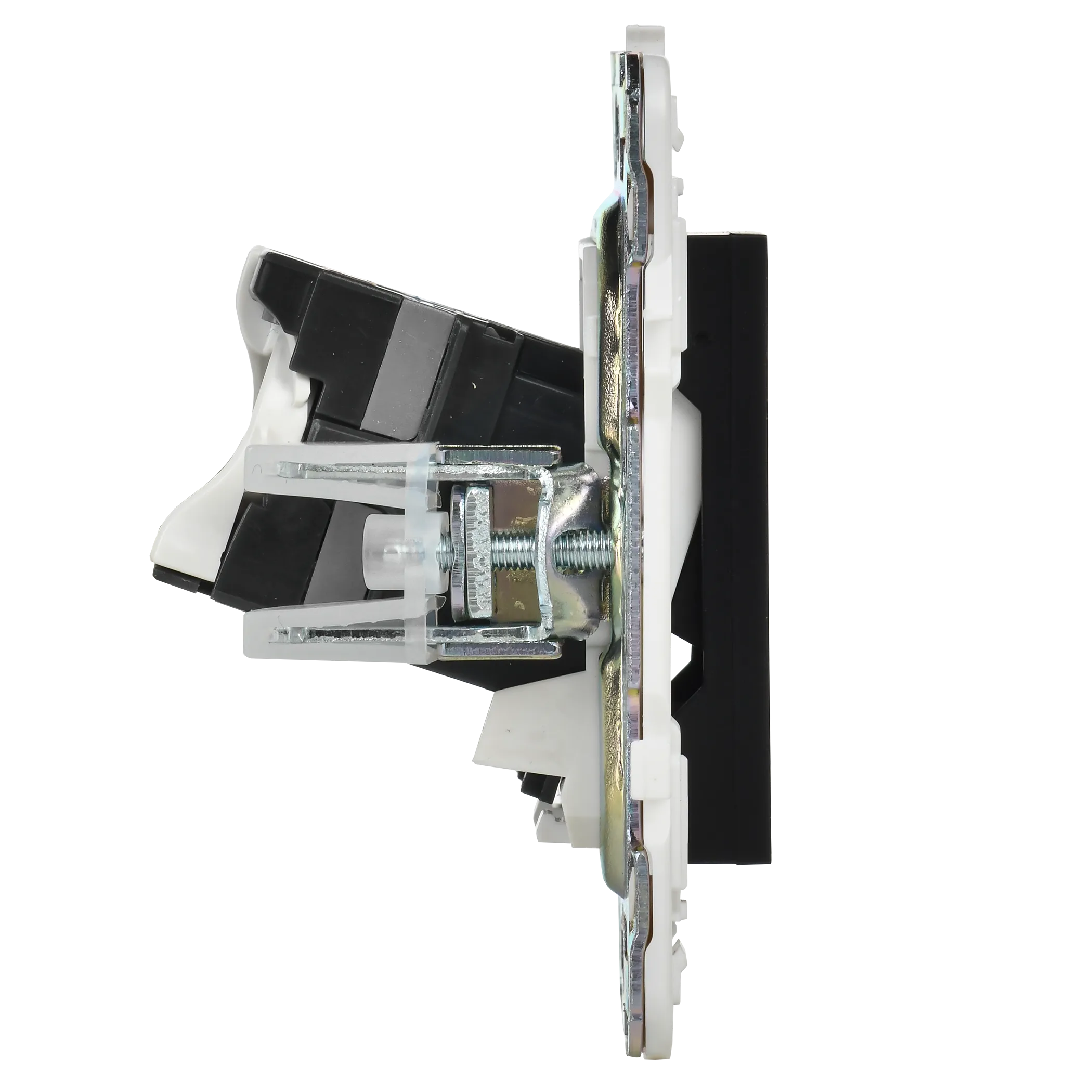 SKANDY Розетка компьютерная двойная RJ45 кат.5E SK-K03Bl черный IEK - Фото 3