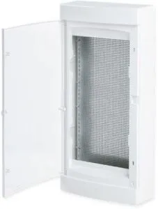 Щит слаботочный навесной "Unix" прозрачная дверь 4 габарит 653x287x112 IP40 ux-4m-n