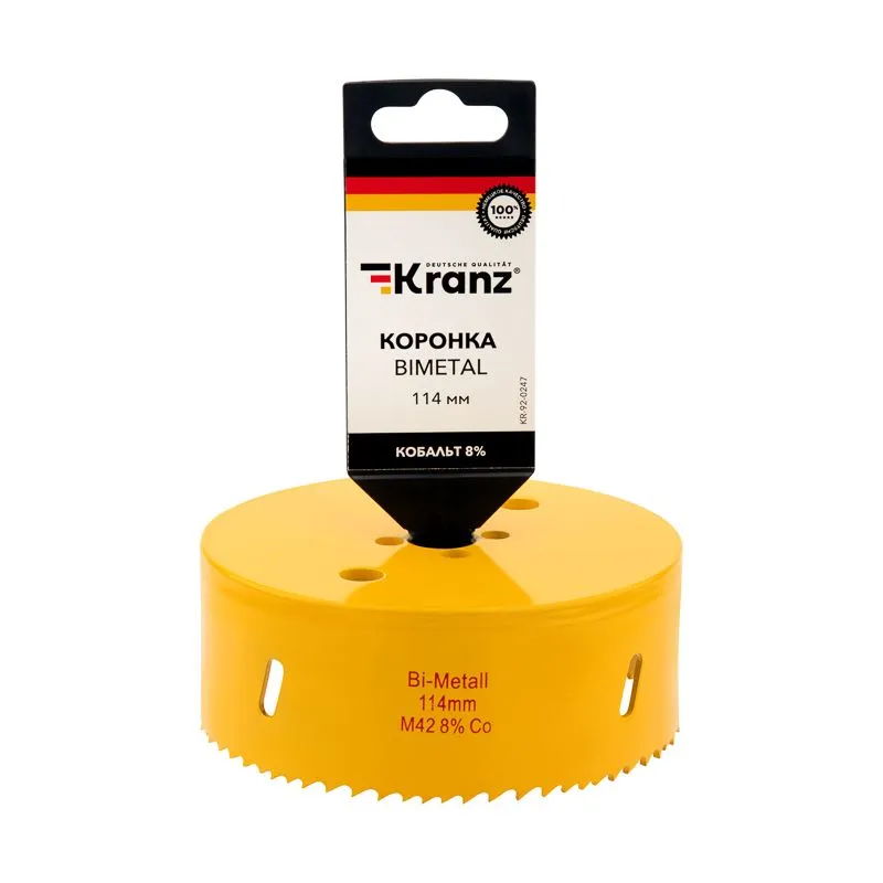 Коронка Bimetal 114мм KRANZ - Фото 3