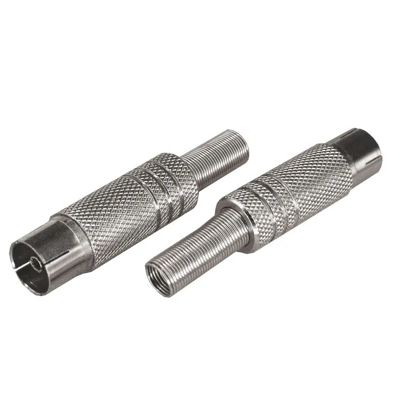 Разъем антенный на кабель, (гнездо-TV никель с пружиной), (1шт) REXANT - Фото 4