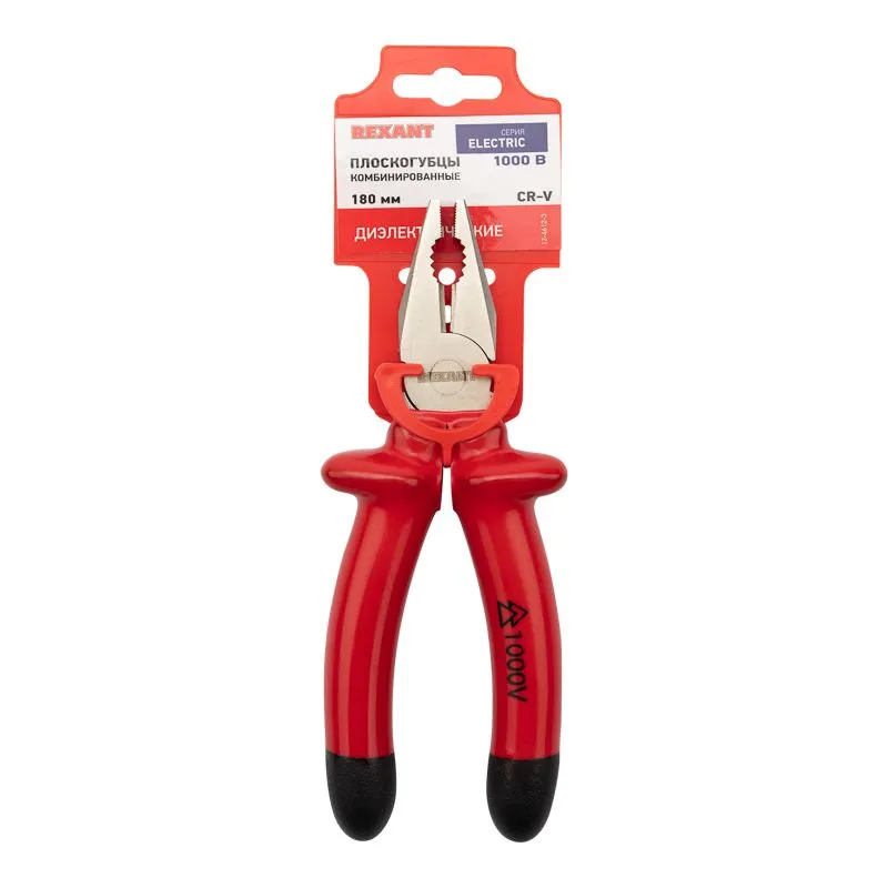 Плоскогубцы комбинированные 180мм, диэлектрические до 1000В REXANT - Фото 3