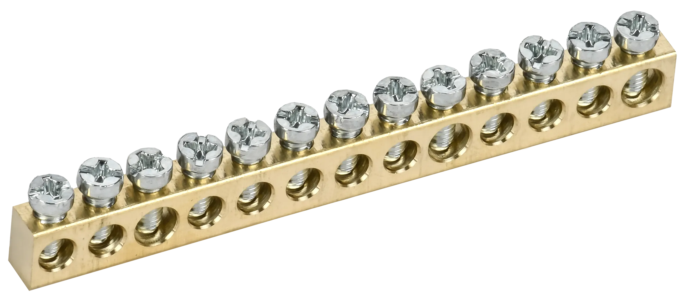 TEKFOR Шина нулевая сечение 6х9 13 отверстий IEK 