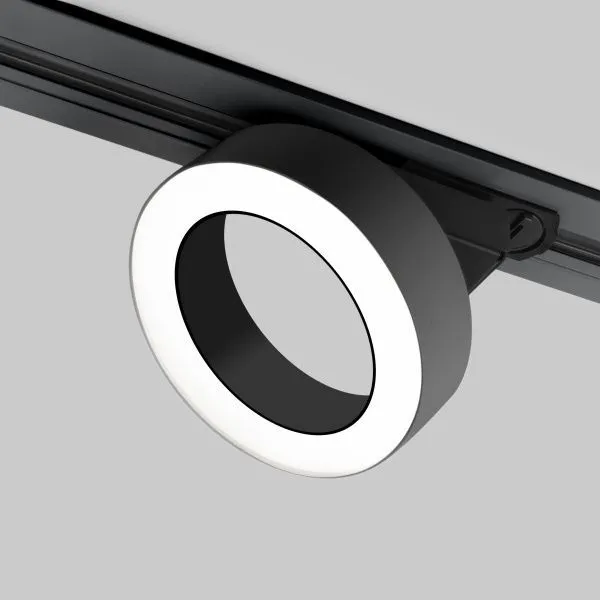 Светильник светодиодный трековый для однофазного шинопровода Spila черный 12W 4200K 85079/01 Elektro