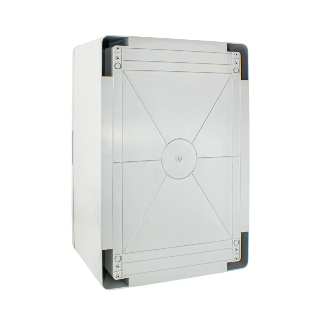 Корпус пластиковый КМПн-42 (3х14) 350х500х190 серая непрозрачная дверь IP65 DEKRON - Фото 5