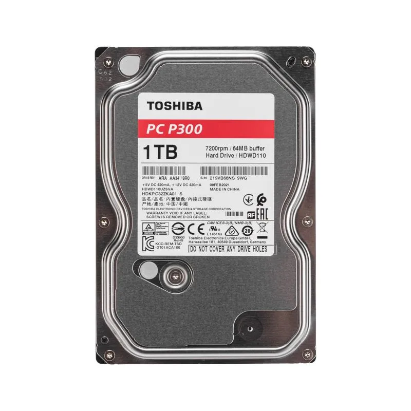 Жесткий диск HDD 1ТБ  для видеонаблюдения 45-0002