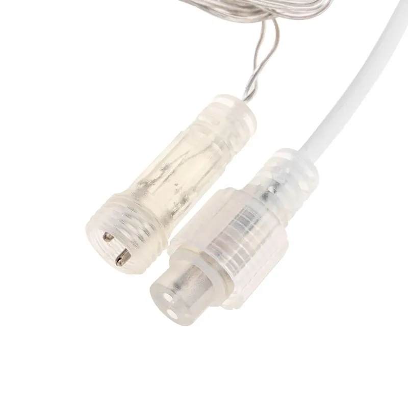 Гирлянда светодиодная Айсикл (бахрома) 5х0,6м, с эффектом мерцания, прозрачный провод, IP44, 230В, диоды БЕЛЫЕ, 112LED NEON-NIGHT - Фото 5