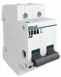 Выключатель-разъединитель 2п 32А ВН-102 DEKraft 17006DEK 1113266