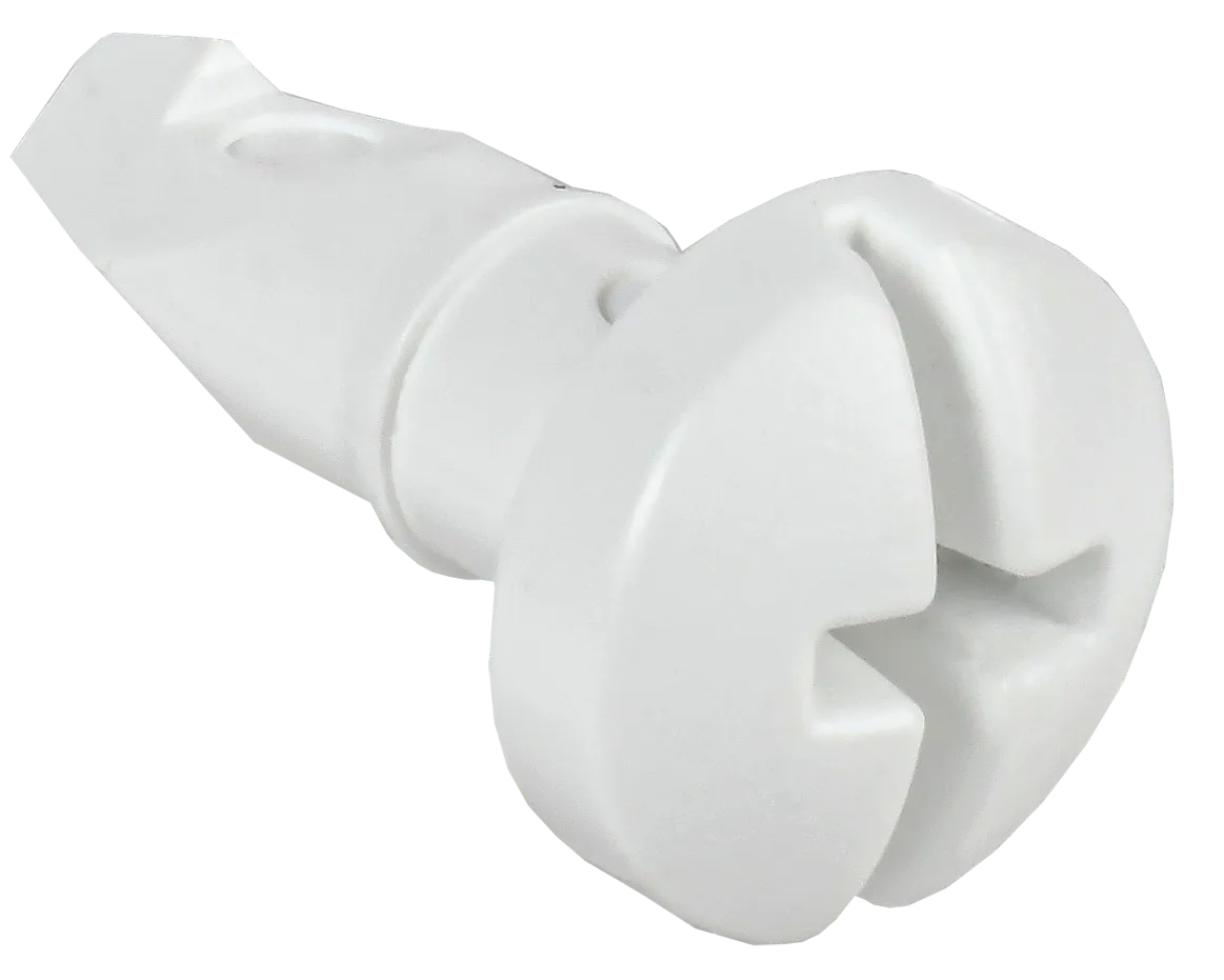 TITAN 5 Винт фальш-панели фиксирующий белый IEK TI5-00D-VT-9016