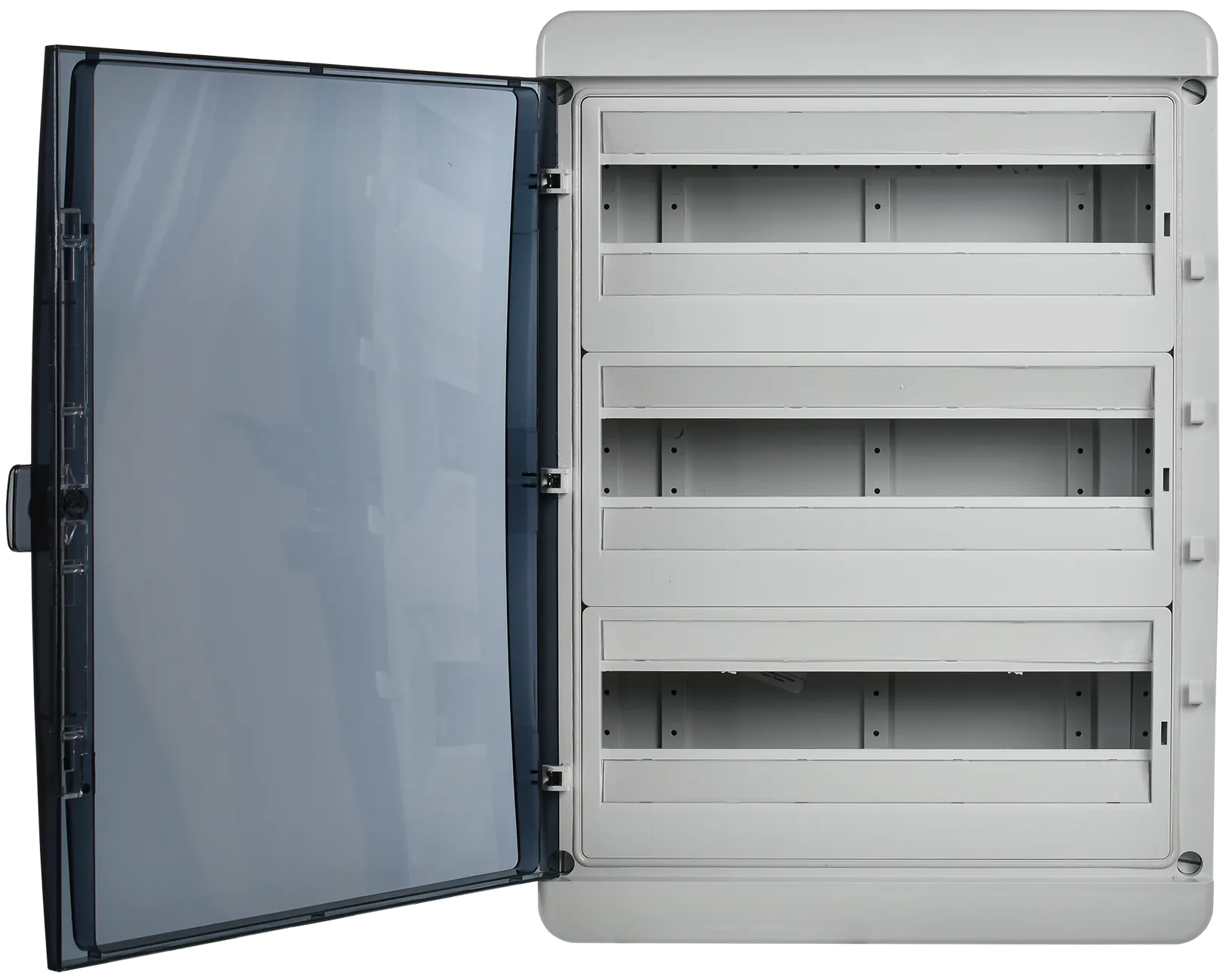 TEKFOR Корпус пластиковый КМПн-54 IP65 черная прозрачная дверь IEK - Фото 4