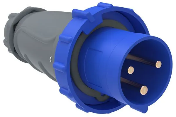 MAGNUM Вилка переносная ССИ-033 63А-6ч/200-250В 2P+PE IP67 IEK 